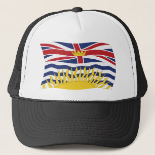 Casquette Chapeau avec drapeau de la Colombie-Britannique
