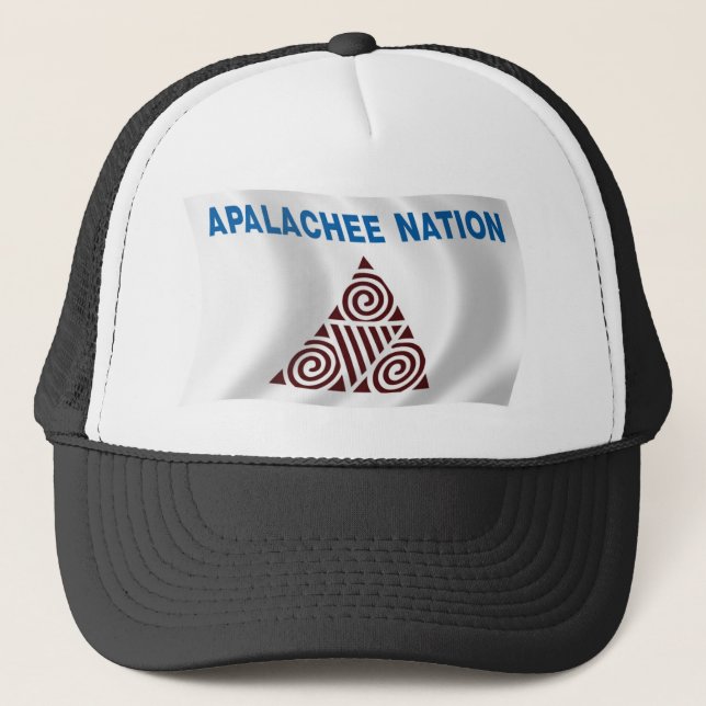 Casquette Chapeau avec Drapeau de la Nation Apalachee (Devant)