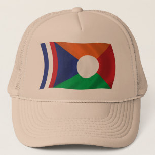 Casquette Chapeau avec drapeau de la Réunion