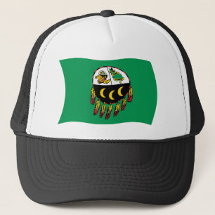 Casquette Chapeau avec drapeau de la tribu Kutenai