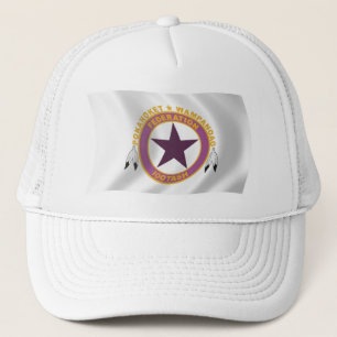Casquette Chapeau avec Drapeau de la Tribu Wampanoag