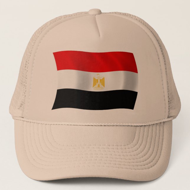 Casquette Chapeau avec drapeau de l'Égypte (Devant)