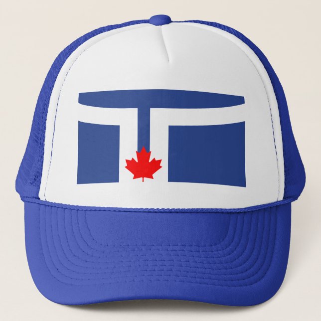 Casquette Chapeau avec drapeau de Toronto, Ontario, Canada (Devant)