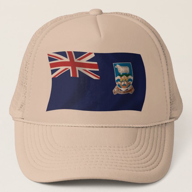 Casquette Chapeau avec Drapeau des Îles Malouines (Devant)