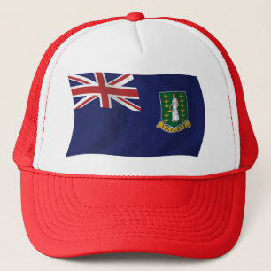 Casquette Chapeau avec drapeau des îles Vierges britanniques