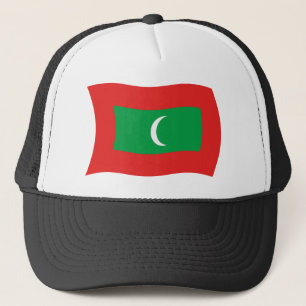 Casquette Chapeau avec Drapeau des Maldives