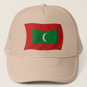 Casquette Chapeau avec Drapeau des Maldives