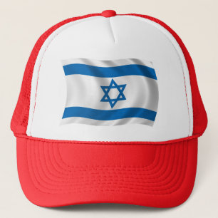 Casquette Chapeau avec drapeau d'Israël