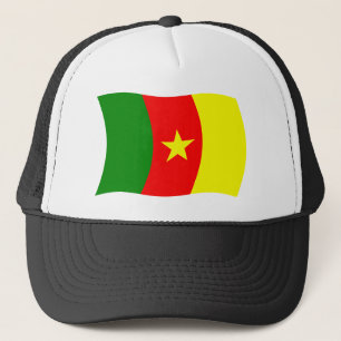 Casquette Chapeau avec drapeau du Cameroun