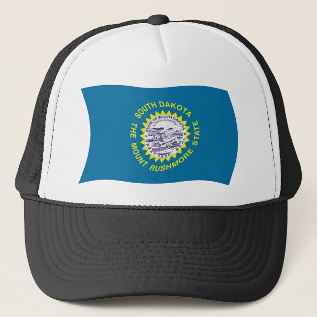 Casquette Chapeau avec drapeau du Dakota du Sud (Devant)