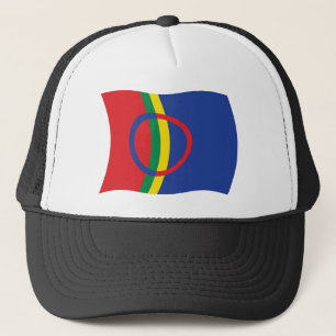 Casquette Chapeau avec drapeau du peuple Sami