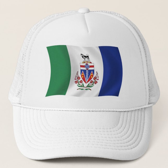 Casquette Chapeau avec drapeau du Yukon (Devant)