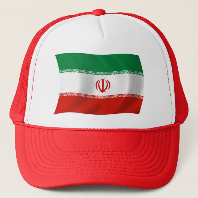 Casquette Chapeau avec drapeau iranien (Devant)
