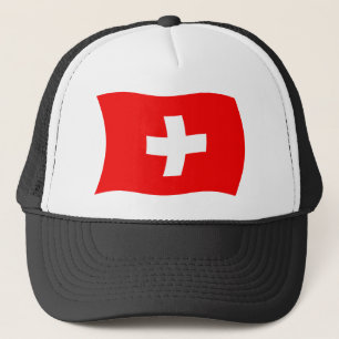Casquette Chapeau avec drapeau suisse