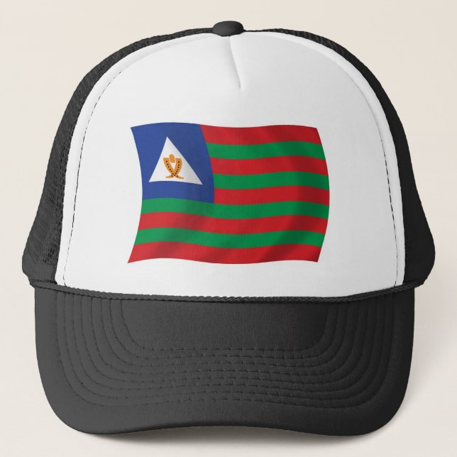 Casquette Chapeau avec drapeau tribal Bubi (Devant)