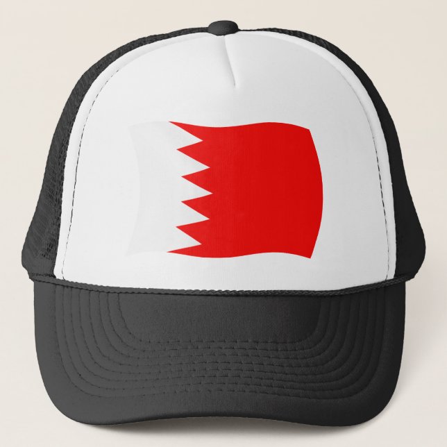 Casquette Chapeau avec le drapeau de Bahreïn (Devant)