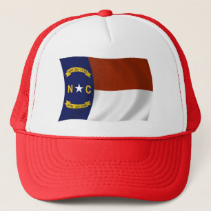 Casquette Chapeau avec le drapeau de Caroline du Nord