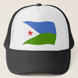 Casquette Chapeau avec le drapeau de Djibouti