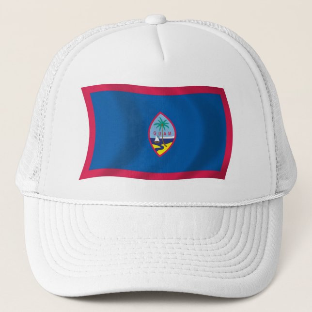 Casquette Chapeau avec le drapeau de Guam (Devant)