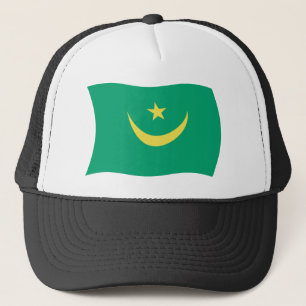 Casquette Chapeau avec le drapeau de la Mauritanie