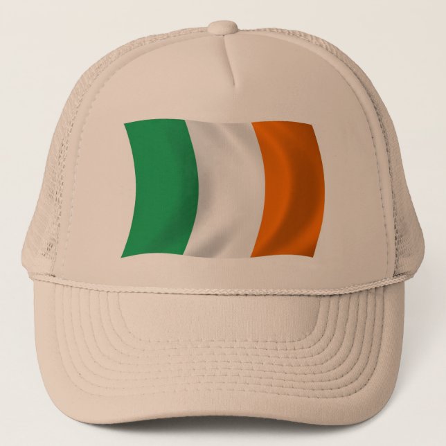 Casquette Chapeau avec le drapeau de l'Irlande (Devant)