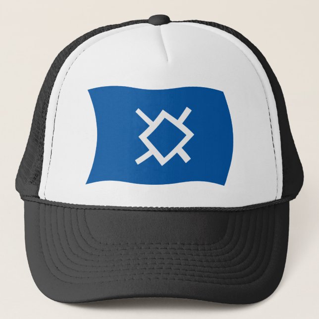 Casquette Chapeau avec le drapeau des Cheyennes du Nord (Devant)
