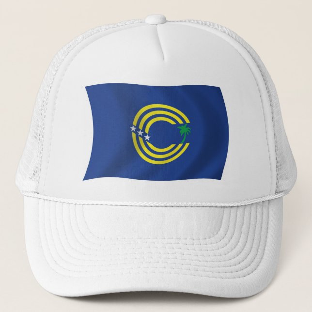 Casquette Chapeau avec le drapeau des Tokelau (Devant)