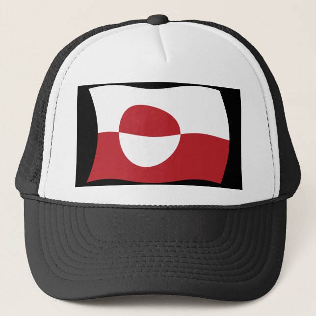 Casquette Chapeau avec le drapeau du Groenland (Devant)