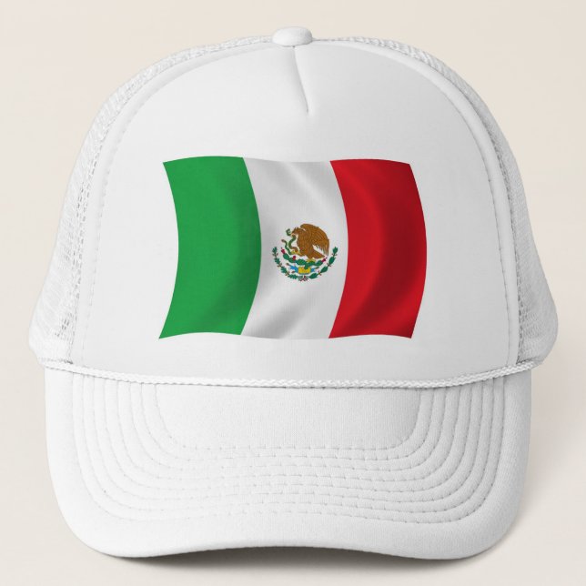 Casquette Chapeau avec le drapeau du Mexique (Devant)