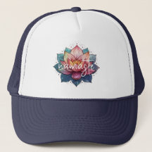 Chapeau camionneur de lotus de Namaste