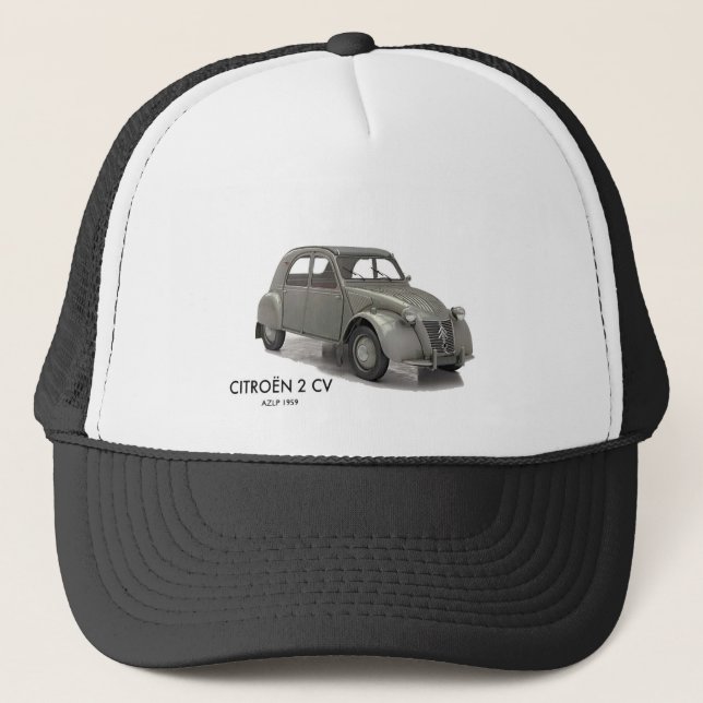 Casquette Chapeau camionneur de voitures classiques (Devant)