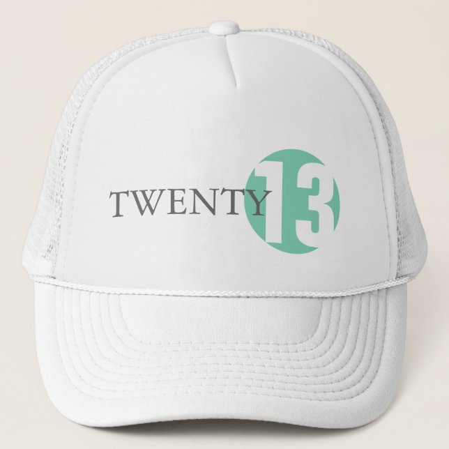Casquette Chapeau classique moderne vert menthe 2013 ou anné (Devant)