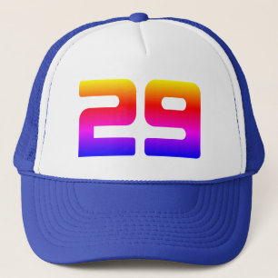 Casquette Chapeau coloré 29e anniversaire de la fête du Truc