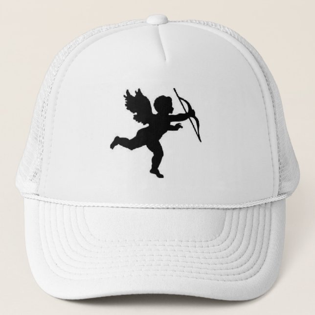 Casquette Chapeau Cupidon Noir (Devant)
