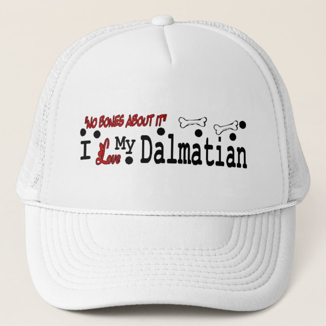 Casquette Chapeau Dalmatien (J'aime) (Devant)