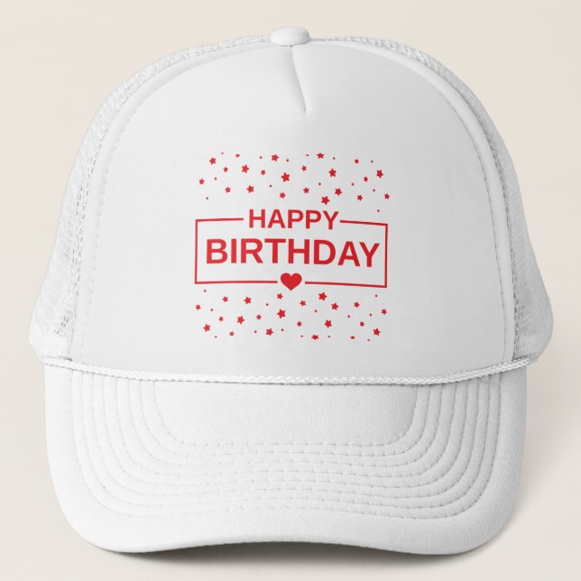 Casquette Chapeau d'anniversaire (Devant)