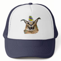 Chapeau d'anniversaire drôle Big Floppa pour les a