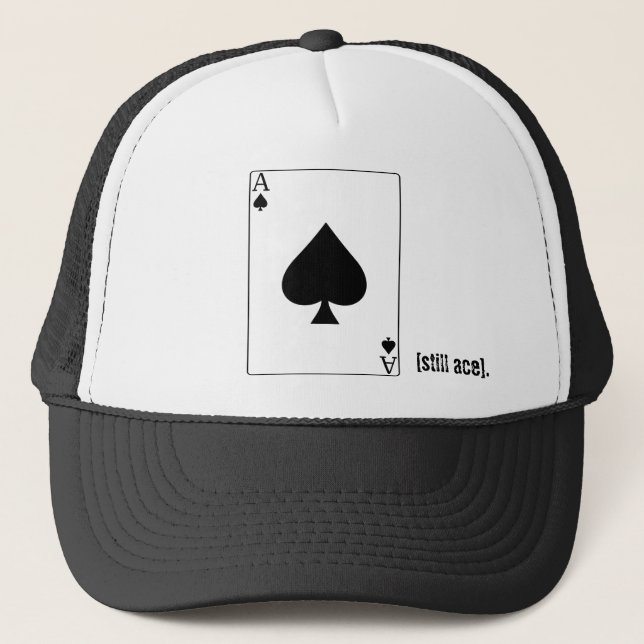 Casquette chapeau d'as de pique (Devant)