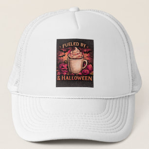 Casquette Chapeau d'automne Halloween alimenté par le café