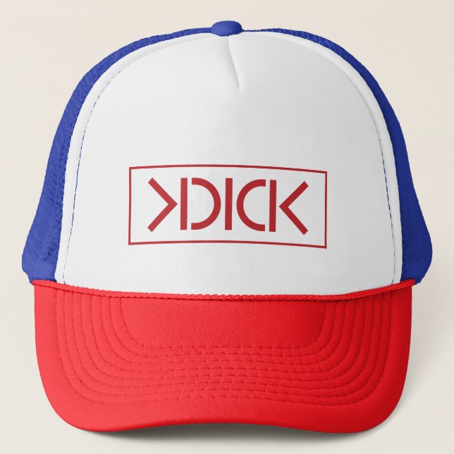 Casquette Chapeau de base-ball ROUGE de logo de KDICK (Devant)