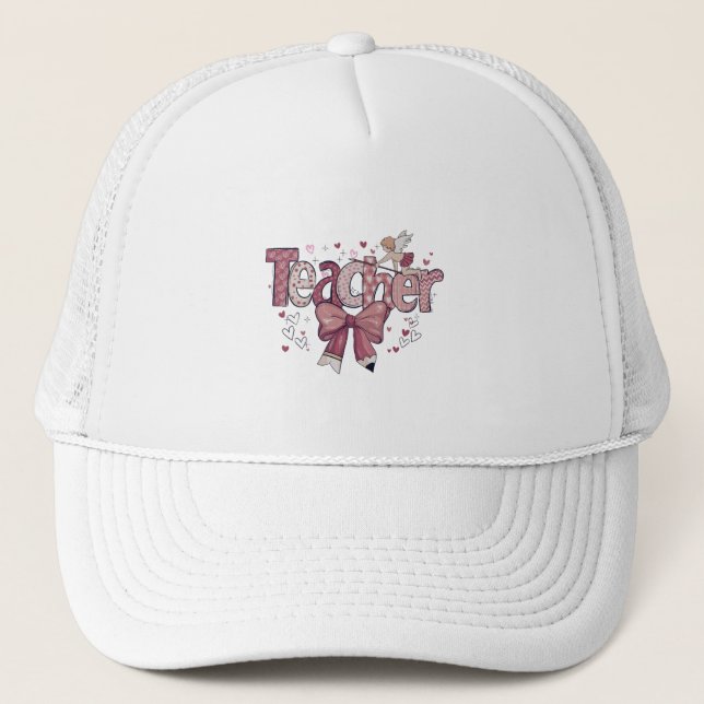 Casquette Chapeau de baseball et de camionneur pour enseigna (Devant)