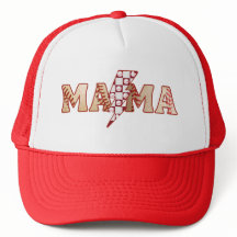 Chapeau de baseball Mama Retro Trucker