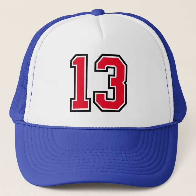 Casquette Chapeau de camion 13e anniversaire (Devant)