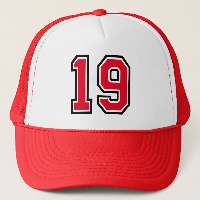 Casquette Chapeau de camion 19e anniversaire (Devant)
