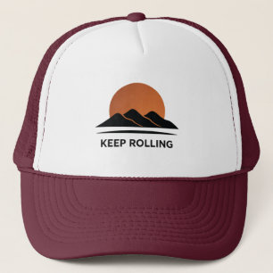 Casquette Chapeau de camion à coucher de soleil minimaliste