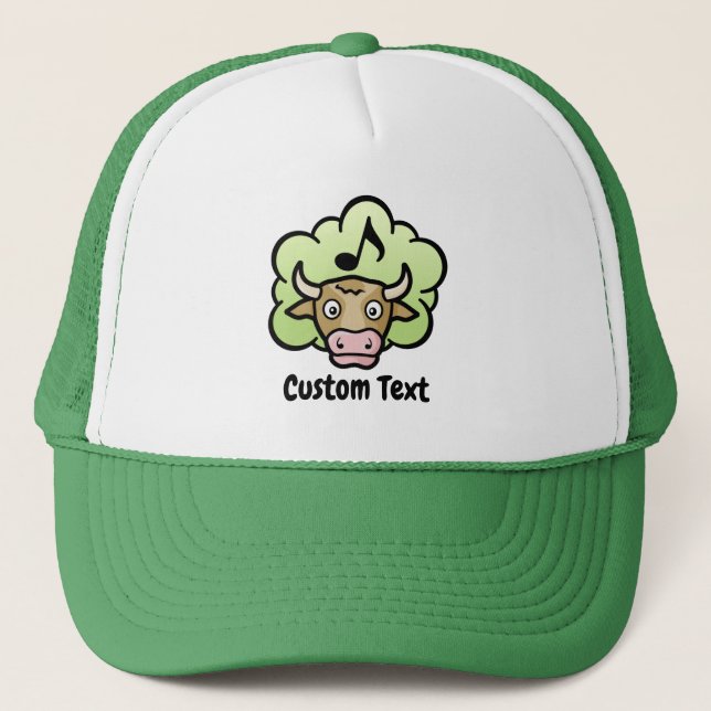Casquette Chapeau de camion à méthane de vache (Devant)