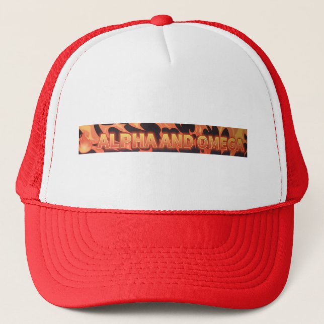 Casquette Chapeau de camion Alpha et Oméga (Devant)