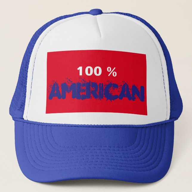 Casquette Chapeau de camion américain à 100 % (Devant)