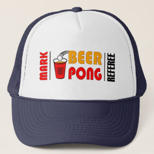 Casquette Chapeau de camion arbitre de la bière Pong