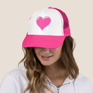 Casquette Chapeau de camion avec coeur rose - Amour